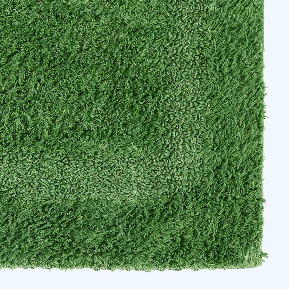 BADEMATTE 70/120 cm, 100% Baumwolle, wendbar - Smaragdgrün, Textil (70/120cm) - Homescapes