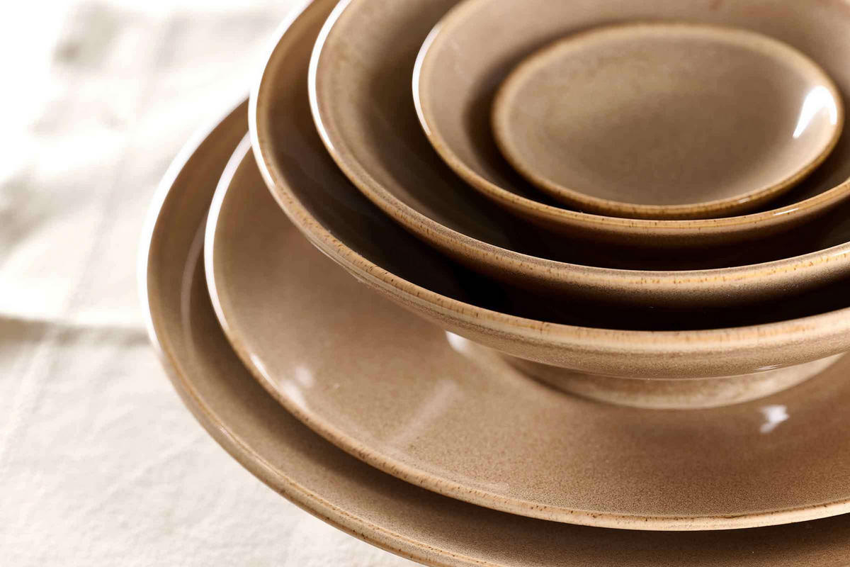 DESSERTTELLER Sahara Dunkelbraun ø 20,5 cm 4er Set - Dunkelbraun, Keramik (20.5cm) - Ritzenhoff Breker