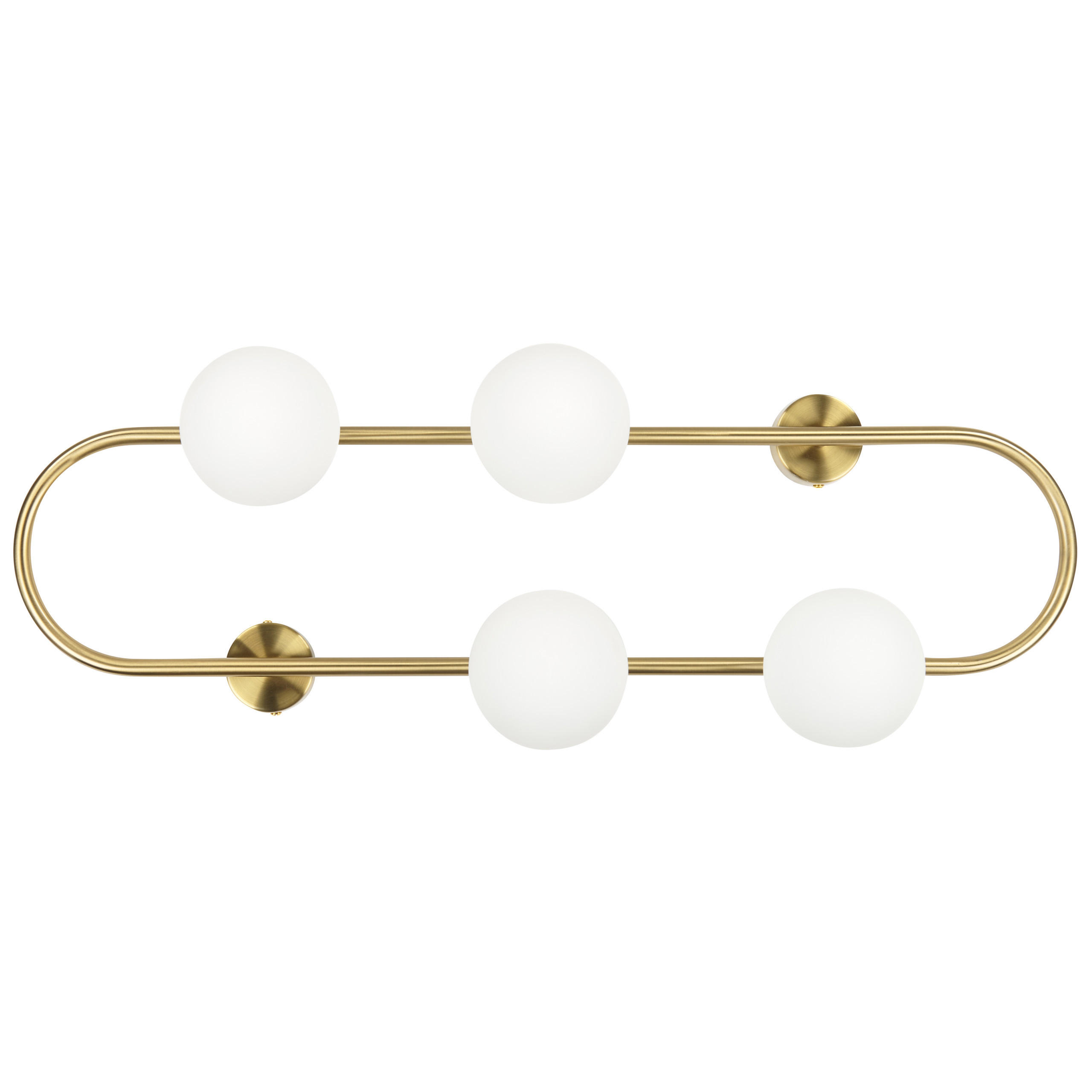 WANDLEUCHTE Yango 3/16/70 cm - Goldfarben, Metall (16/70/3cm) - Beliani