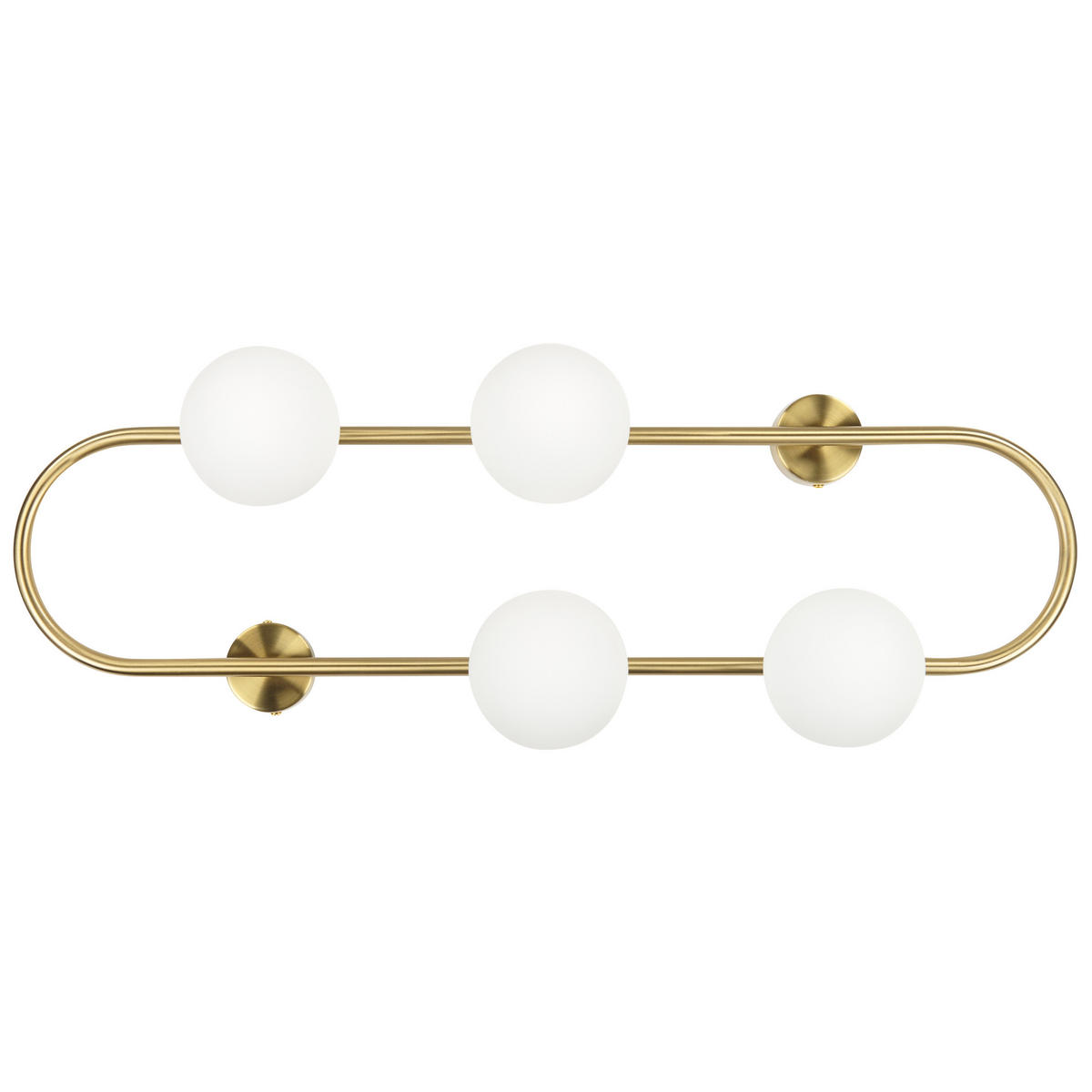 WANDLEUCHTE Yango 3/16/70 cm - Goldfarben, Metall (16/70/3cm) - Beliani