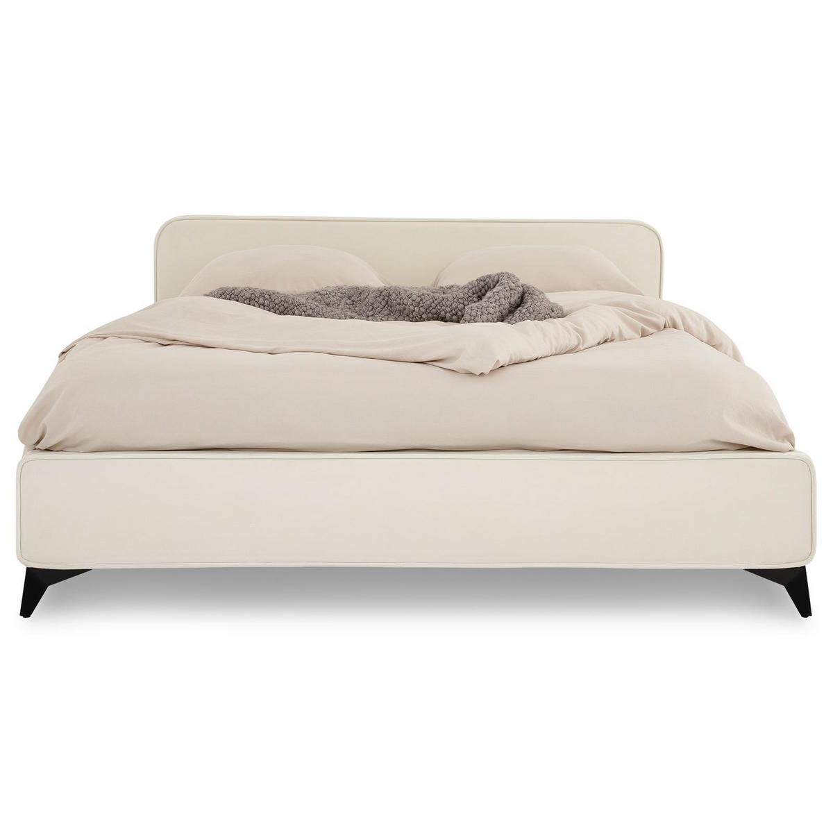 POLSTERBETT LAVORO 140X200 CM - Creme, Textil (140/200cm) - IDIMEX