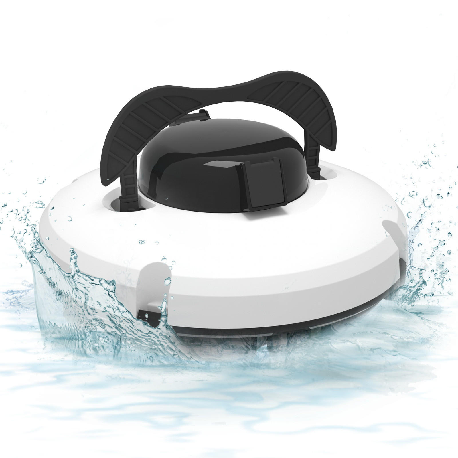 POOLROBOTER, Geeignet Für Flächen Unter 100 m² (EU-Stecker)-Weiß - Weiß, Kunststoff (33/15/33cm) - Authentics