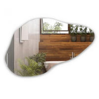 SPIEGEL Rea P11229 Led Cloud B 100x70cm - Grau, Glas (100/70/70cm) - REA