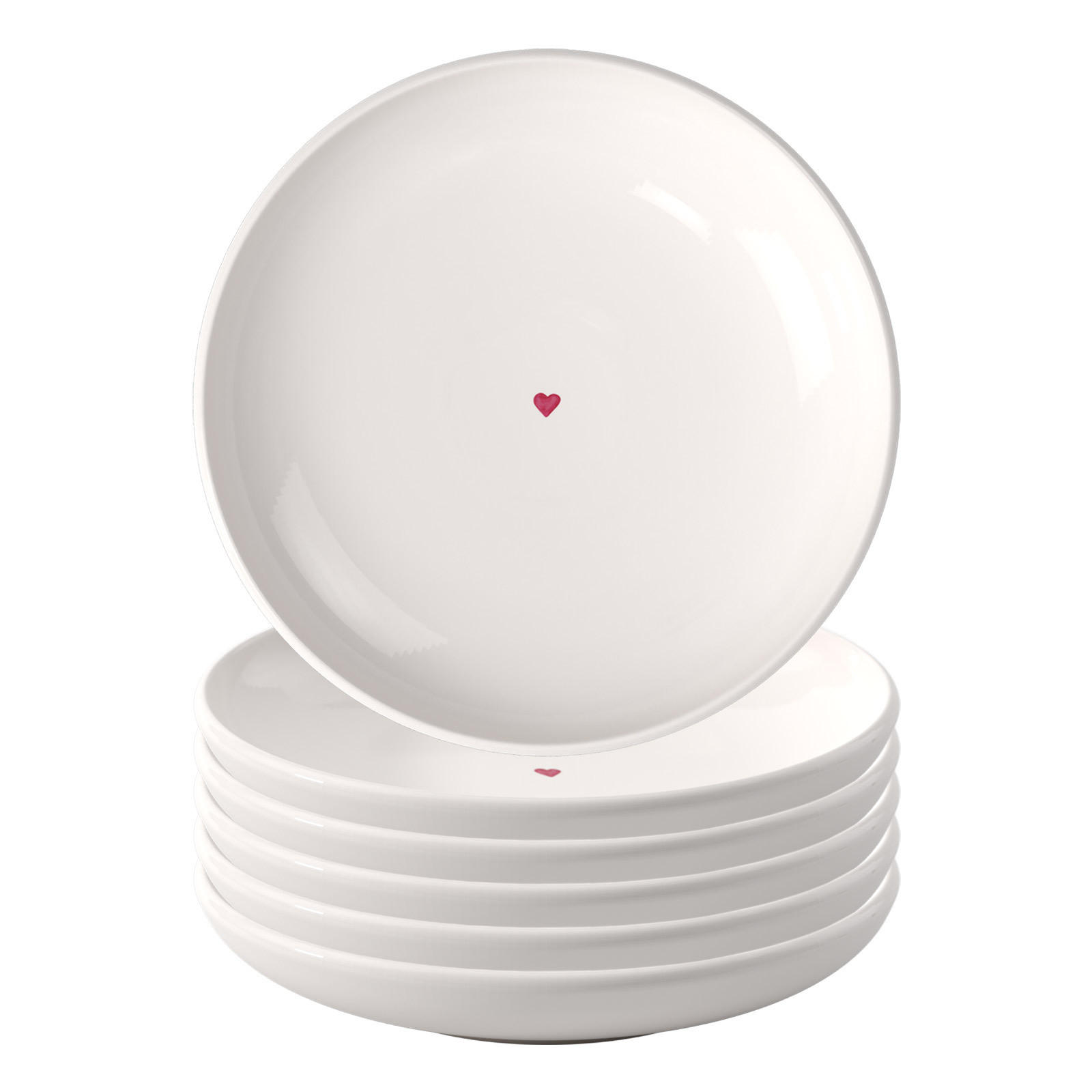 BROTTELLER With Love weiß ø 16 cm 6er Set - Weiß, Keramik (16cm) - like.Villeroy & Boch