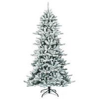 WEIHNACHTSBAUM 210CM Weiß - Weiß, Kunststoff (210cm) - COSTWAY