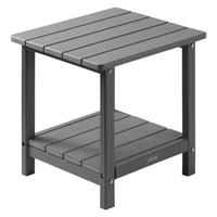 BEISTELLTISCH Kunststoff Grau 45 x 38 x 44 cm - Grau, Kunststoff (38/45/44cm)
