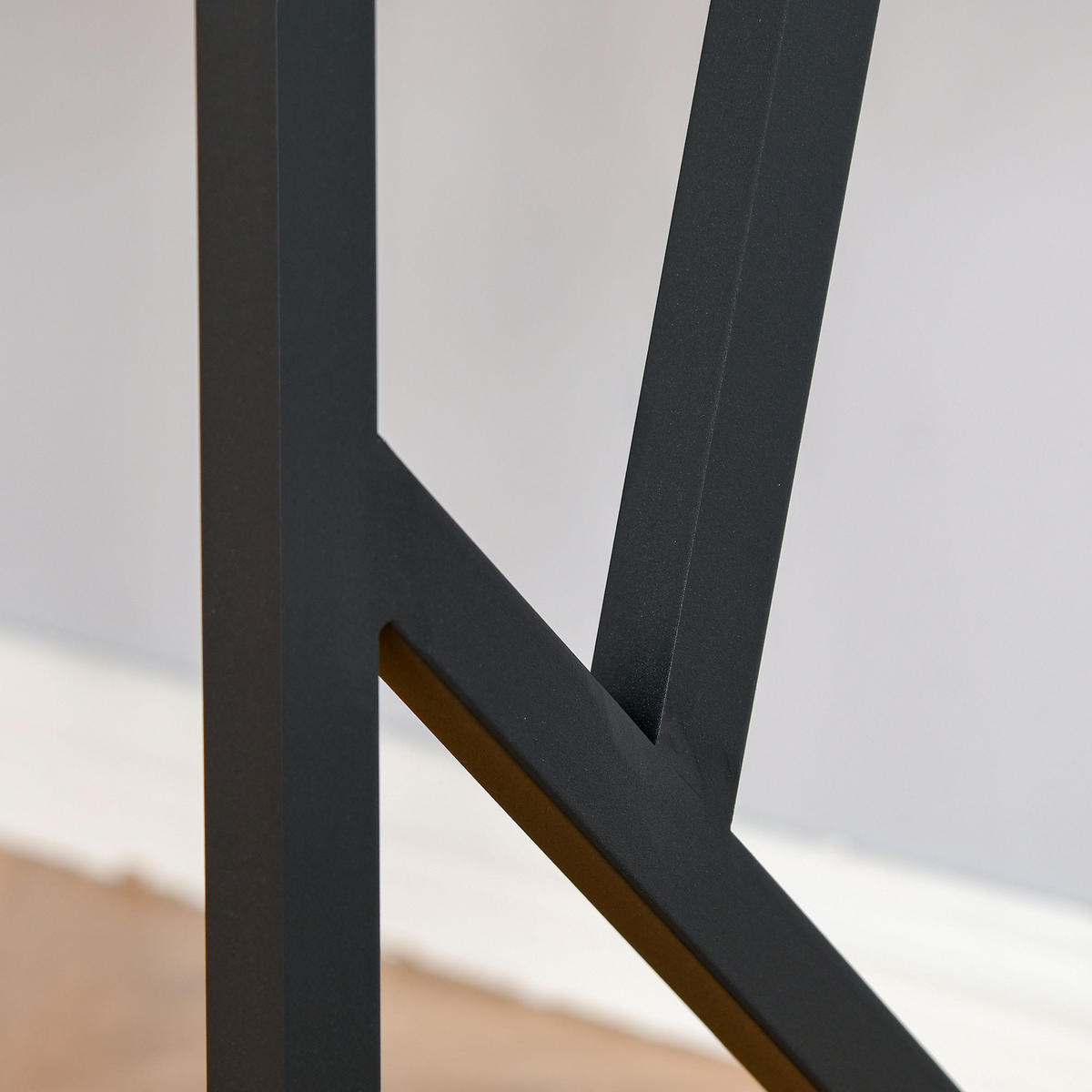 SCHREIBTISCH Schwarz und Walnuss-Optik mit Schublade und 2 Fächern 120/60/76 cm - Walnussfarben, Holzwerkstoff (60/120/76cm) - PANGIVO