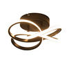 LED-DECKENLEUCHTE Jannt 32/32/16 cm - Schwarz, Metall (32/32/16cm) - ZMH