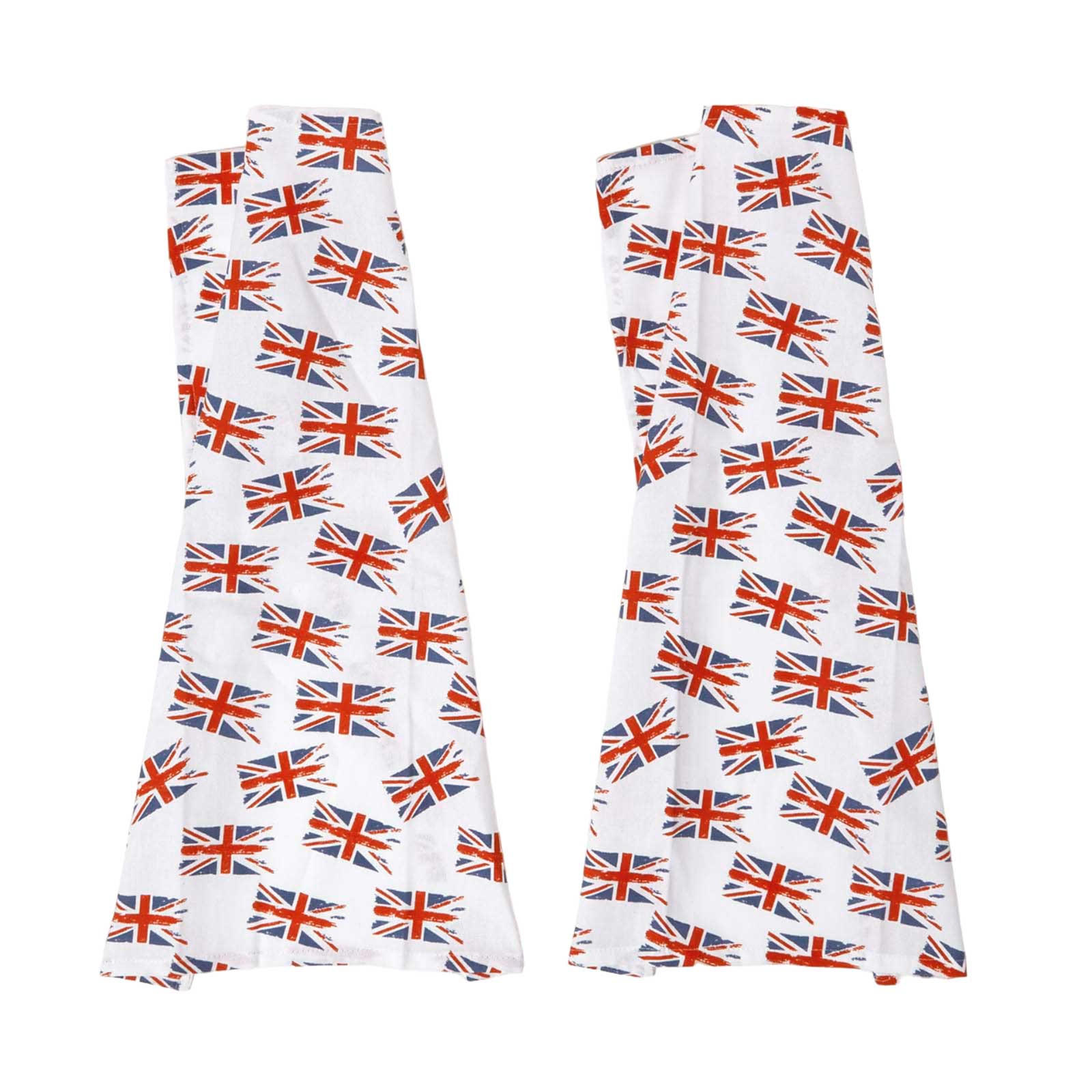 GESCHIRRTÜCHER-SET Union Jack 2-teilig, 100% Baumwolle - Multicolor, Textil (45/65cm) - Homescapes