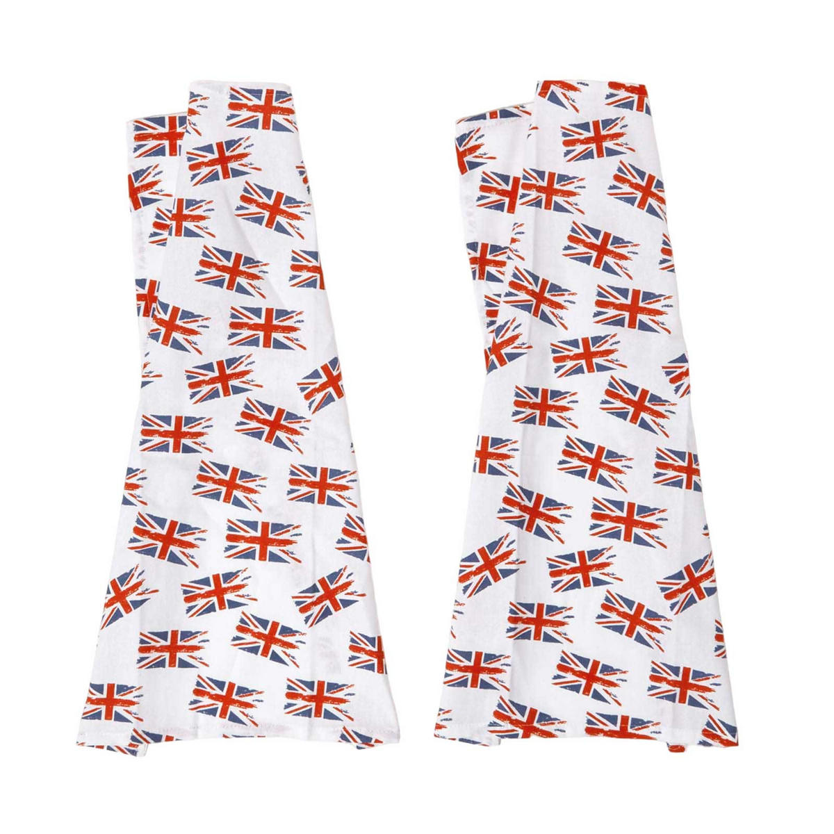 GESCHIRRTÜCHER-SET Union Jack 2-teilig, 100% Baumwolle - Multicolor, Textil (45/65cm) - Homescapes