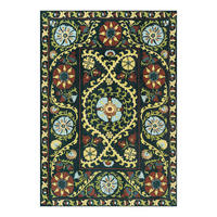 TEPPICH Bavaria Suzani 170/240 cm - Grün, Textil (170/240cm) - Louis De Poortere