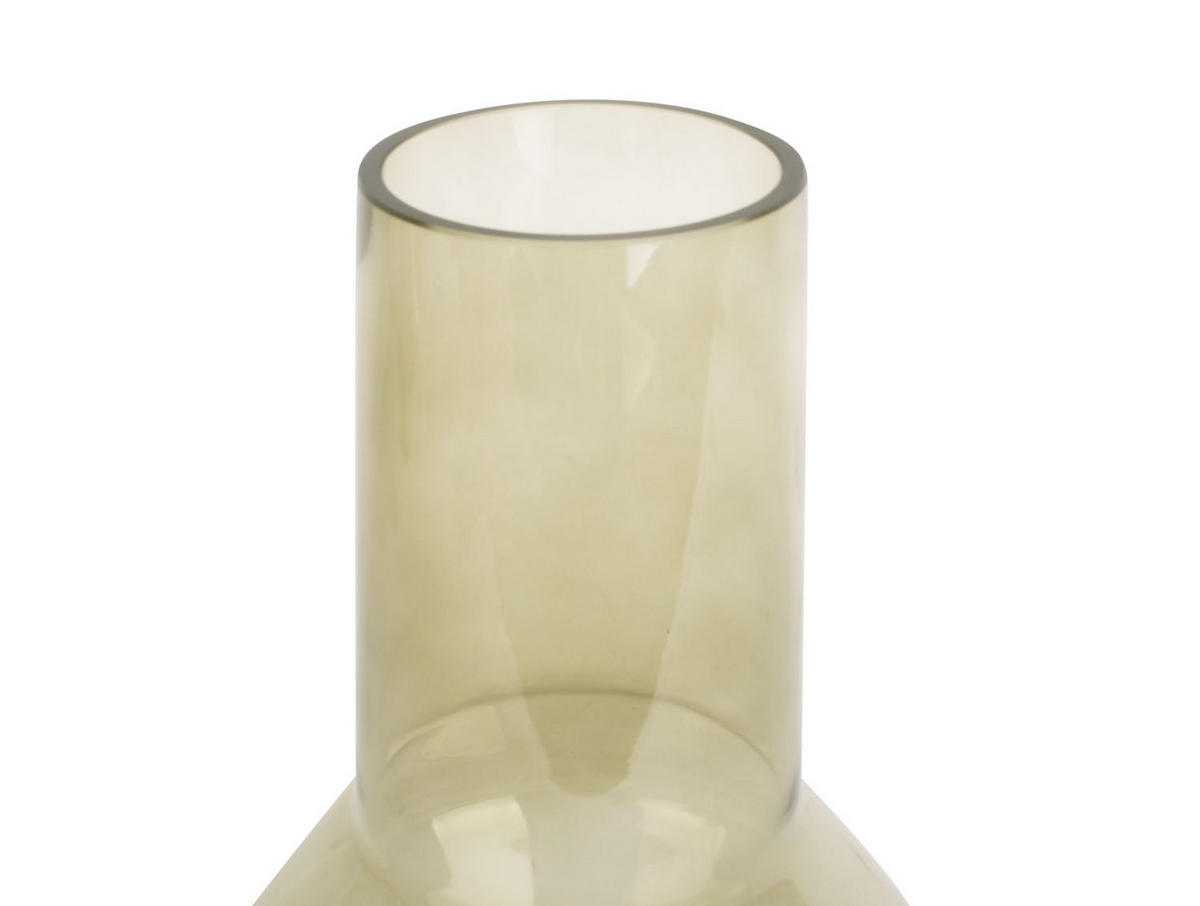 VASE Blush 13/13/30 cm - Grün, Glas (13/30cm) - Present Time
