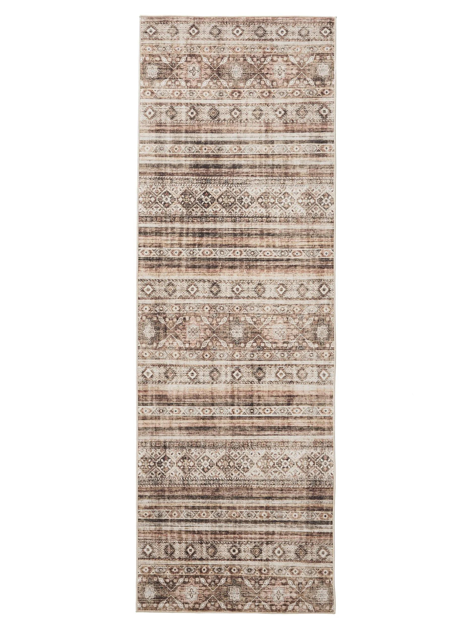 benuta Vintage-Läufer Braun 80x240 cm