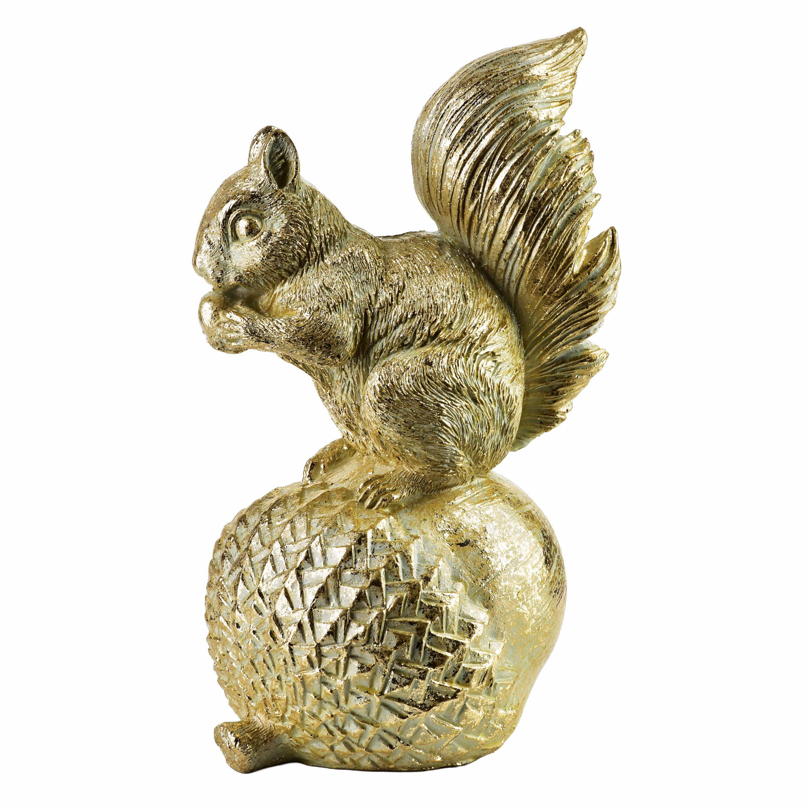 DEKOFIGUR Viver Gold 11x9x18 cm Keramik - Goldfarben, Keramik (9/18/11cm) - Mondex