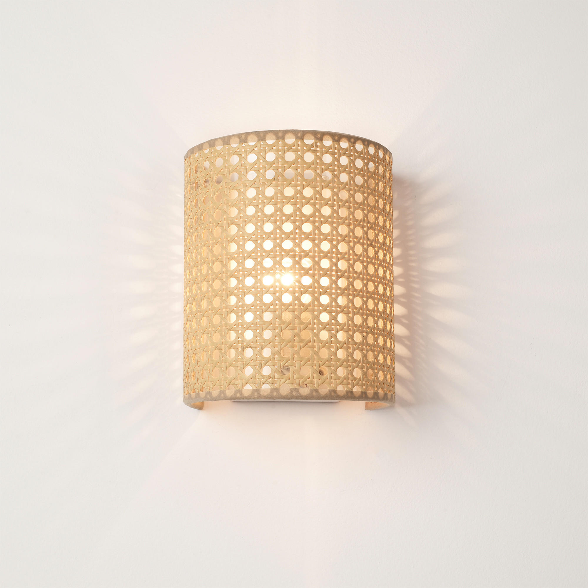 WANDLEUCHTE-SET 2 TLG. Ascot - Beige, Kunststoff/Metall (16/20/12cm) - lux.pro