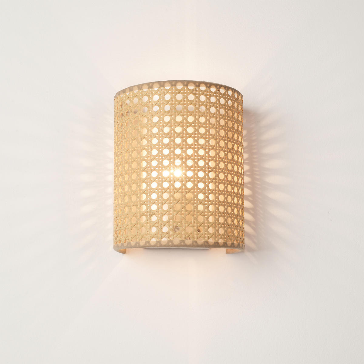 WANDLEUCHTE-SET 2 TLG. Ascot - Beige, Kunststoff/Metall (16/20/12cm) - lux.pro