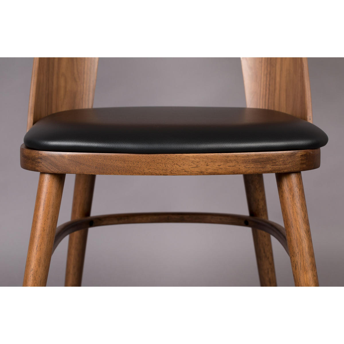 ESSZIMMERSTUHL Talika Braun - 2 er Set - Schwarz/Braun, Holz (45/81.5/59cm) - Dutchbone