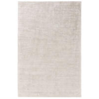 VISKOSETEPPICH Nova Hellgrau 250x350 cm - Hellgrau, Textil (250/350cm) - benuta Pure