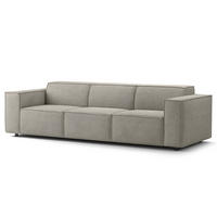 3-SITZER SOFA - Graubraun, Textil (260/70/96cm) - home24