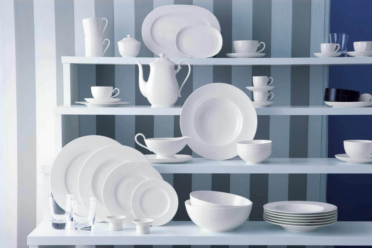 SPEISETELLER Royal weiß ø 28.0 cm 6er Set - Weiß, Keramik (28cm) - Villeroy & Boch