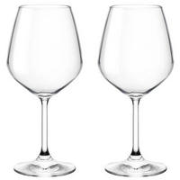 ROTES WEINGLAS Rote Weingläser Restaurant 525 ml - 2 Stücke - Transparent, Glas (0.53L) - Bormioli Rocco
