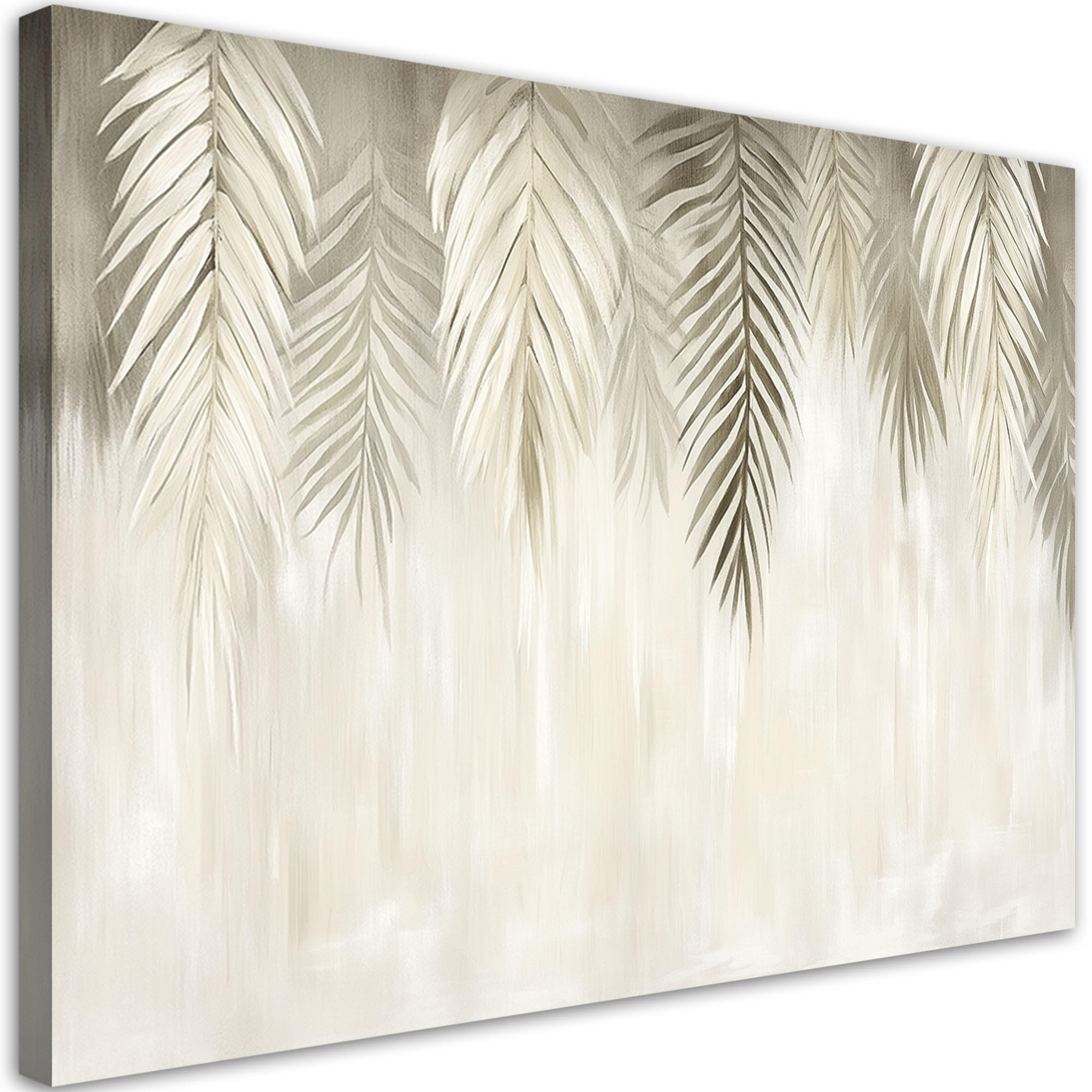 LEINWANDBILD Natur und Botanik 90x60cm - Grau, Textil (90/60cm) - Feeby