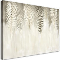 LEINWANDBILD Natur und Botanik 90x60cm - Grau, Textil (90/60cm) - Feeby