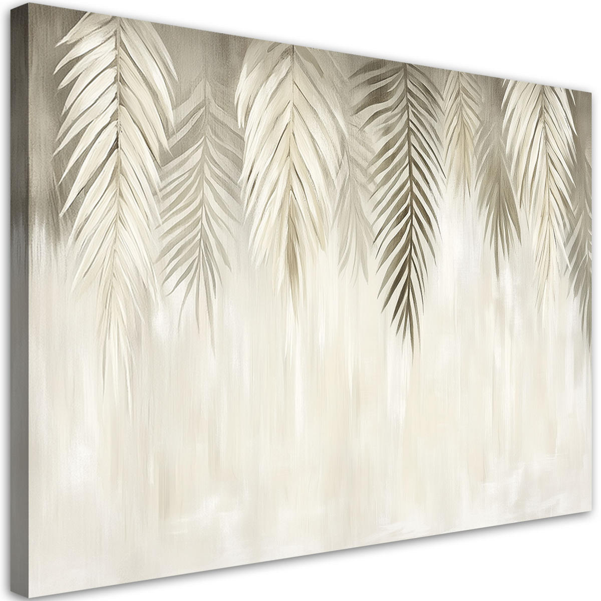 LEINWANDBILD Natur und Botanik 90x60cm - Grau, Textil (90/60cm) - Feeby