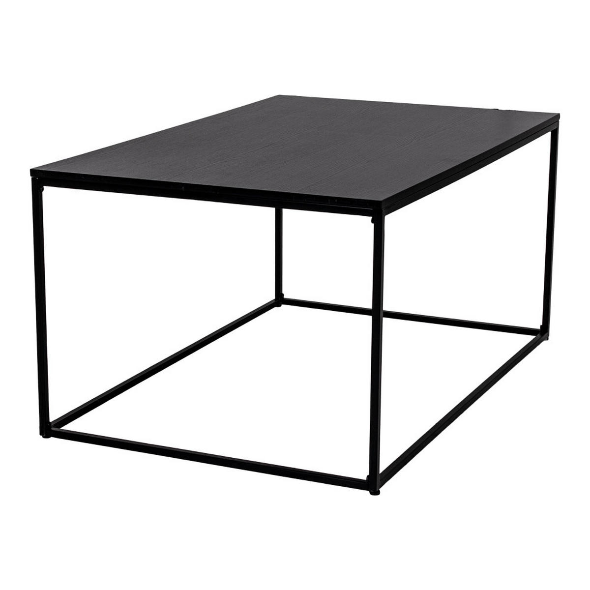 COUCHTISCH Schwarz - Schwarz, Holzwerkstoff (60/90/45cm) - ebuy24