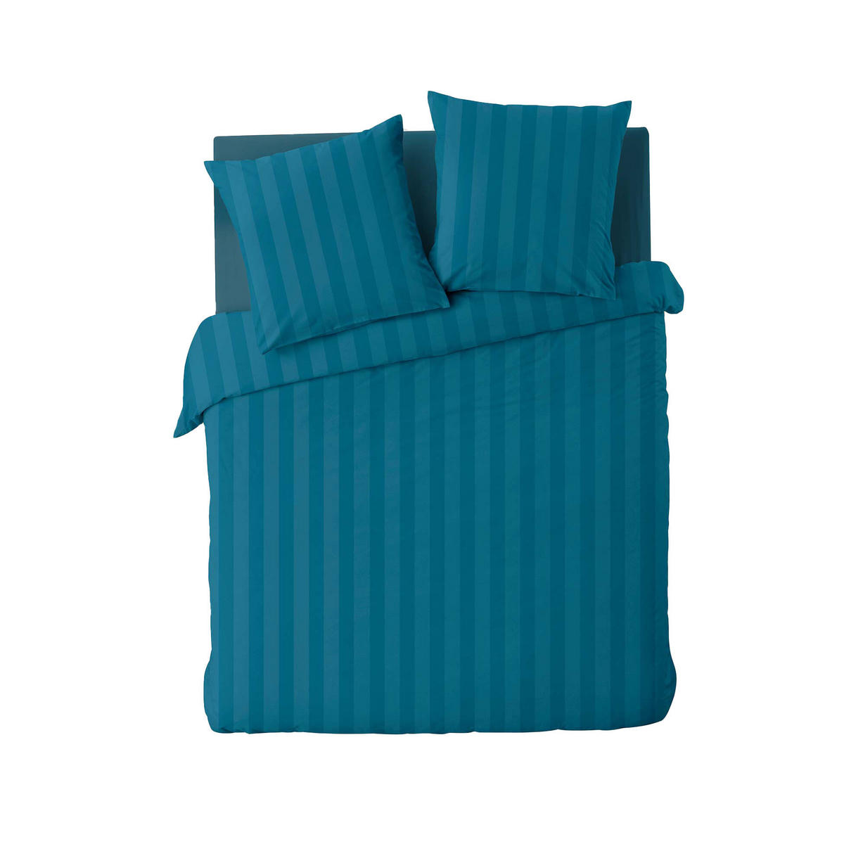 BETTWÄSCHE Cleo 240/220 cm 3-teilig - Blau, Textil (220/240cm) - Douceur d´intérieur