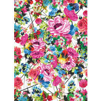 FOTOTAPETE Blumen 184 x 254 cm - Multicolor, Papier (184/254cm) - Sanders & Sanders