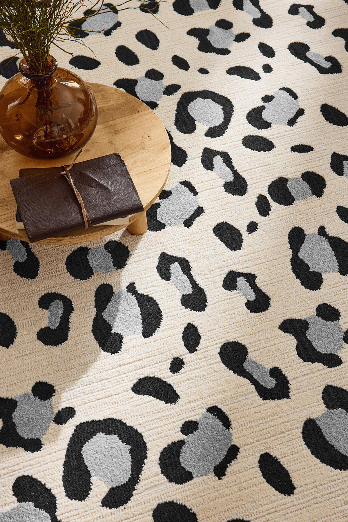 TEPPICH mit Leopardenmuster 160/230 cm Leovah Creme - Creme, Textil (160/230cm) - Nazar Rugs