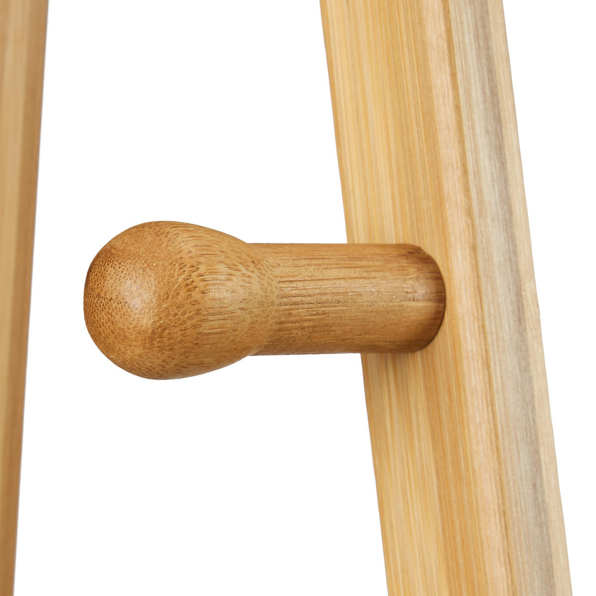 VĚŠÁK na oblečení - světle hnědá, dřevo (84/166/45cm) - Relaxdays