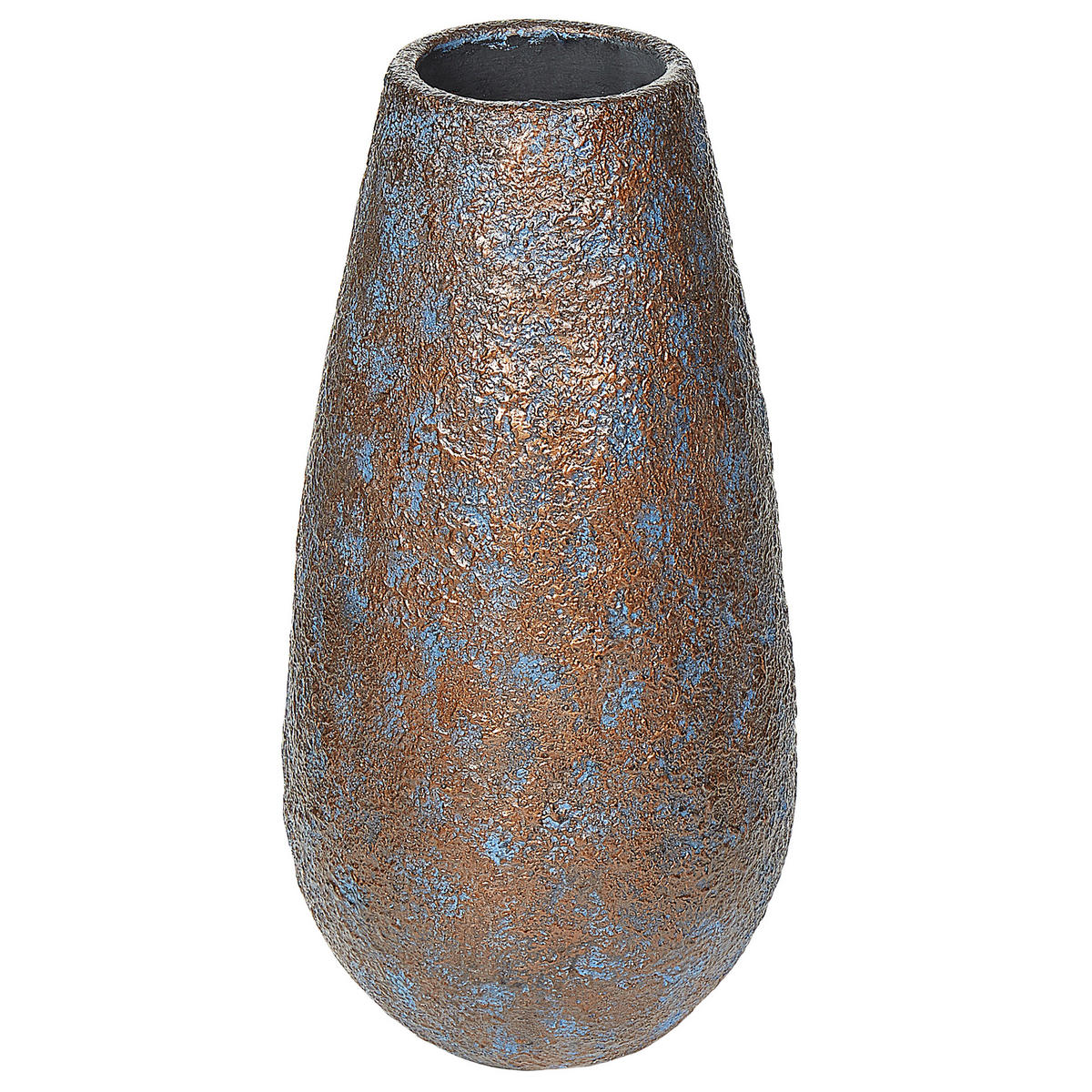 DEKOVASE Keramik braun Brivas - Braun, Keramik (49cm) - Beliani