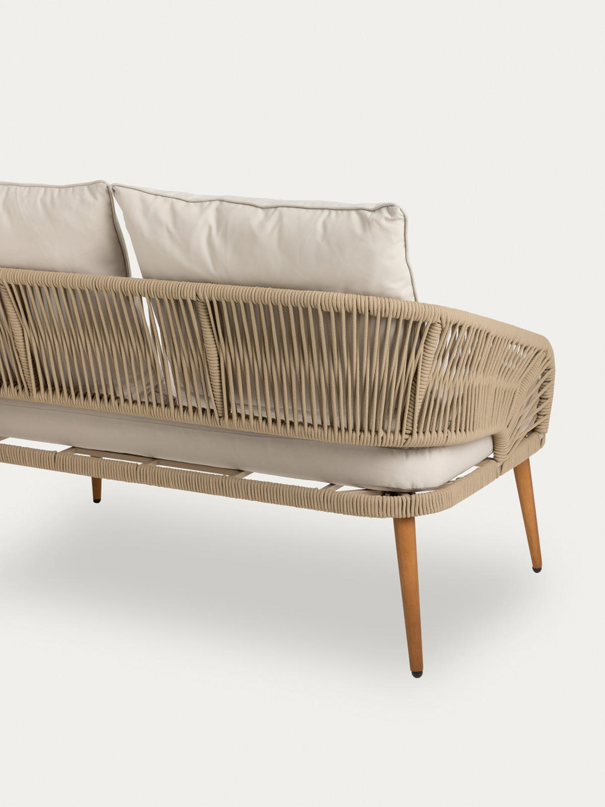 GARTENSET Cascade Natur - Braun, Metall - Kenay Home