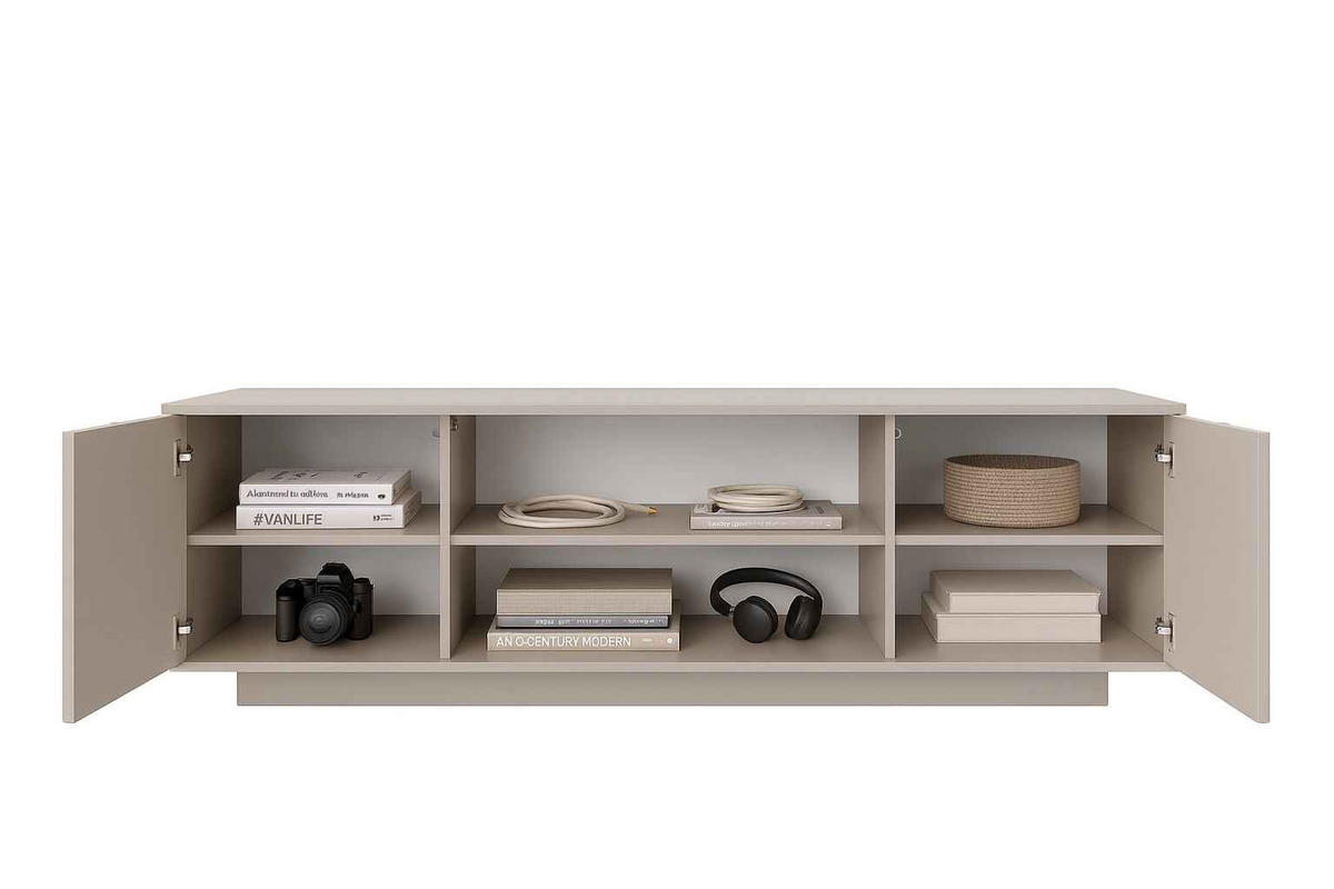 LOWBOARD PIANO 160/54/40,5 cm, Kaschmir - Kaschmir, Holzwerkstoff (160/54/40.5cm) - MASSENO