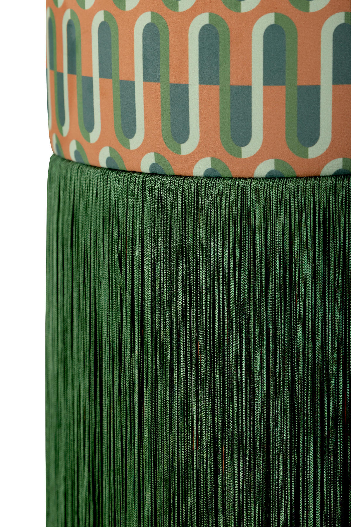 POUF aus Samt OTTOMANE - Grün, Textil (35/45/35cm) - RNT By Really Nice Things