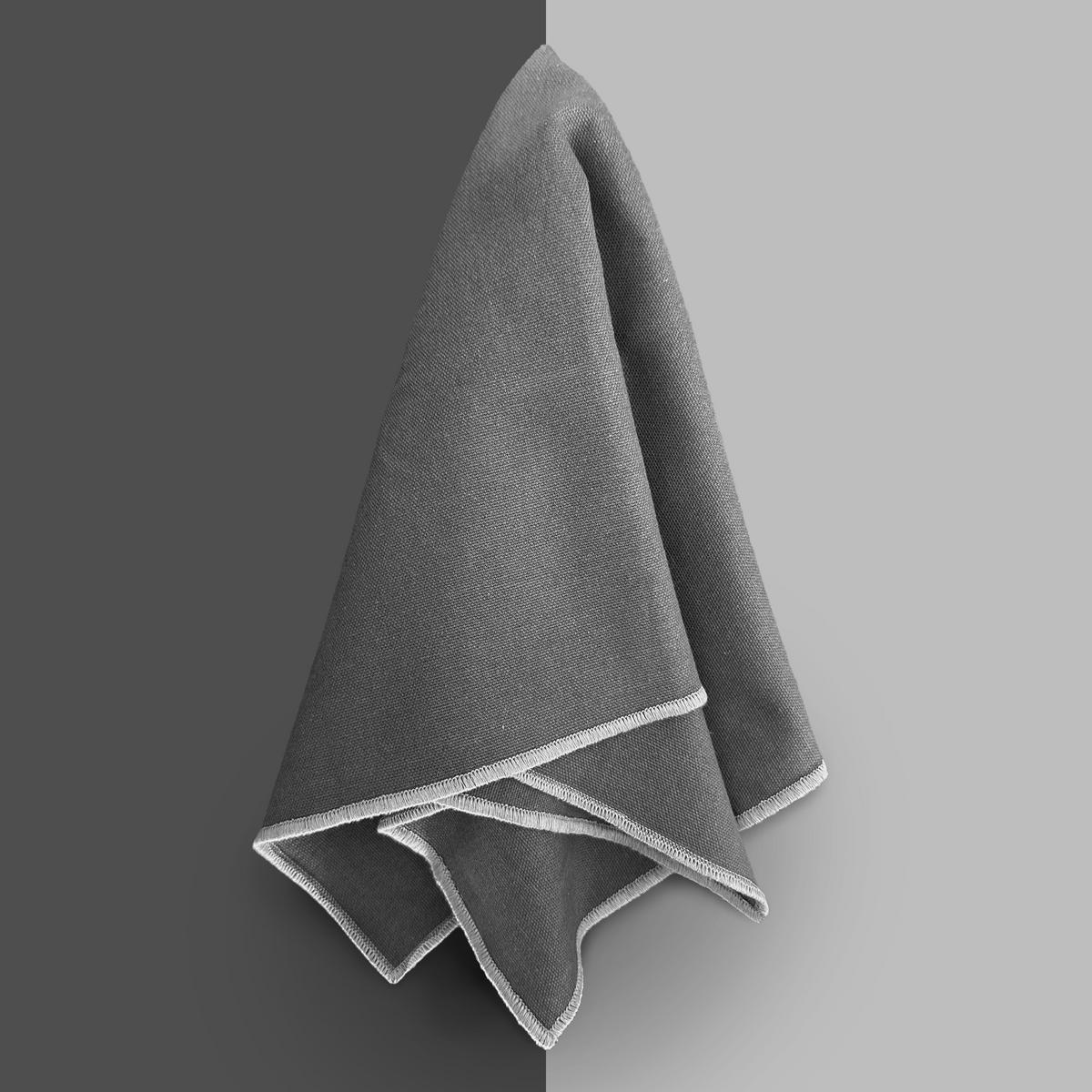 GESCHIRRTUCH 3er Set - Dunkelgrau, Textil (45/70cm) - Miqio Design