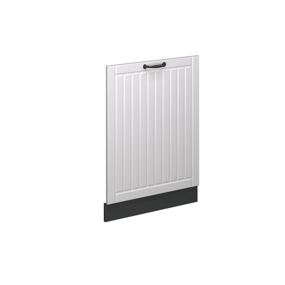 DISKMASKINENS FRONTPANEL Fame-Line Vitt hus på landet 60 cm utan bänkskiva Vit, Antracit 81.8/60/1.6 cm