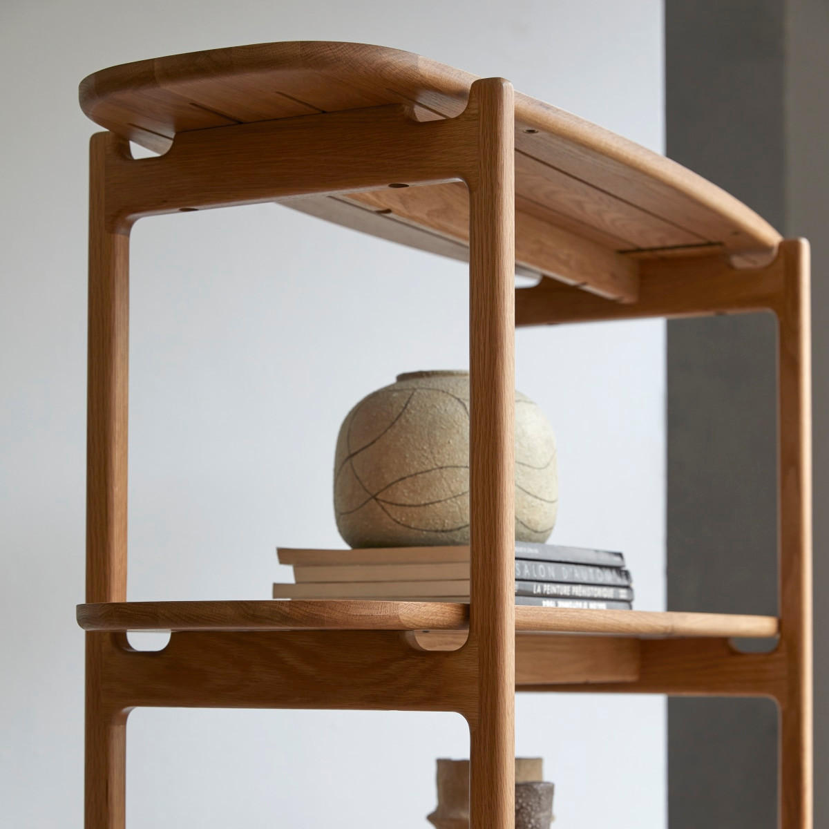 BÜCHERREGAL Rozenn Natur aus Eiche - Naturfarben, Holz (100/175/38cm) - Tikamoon