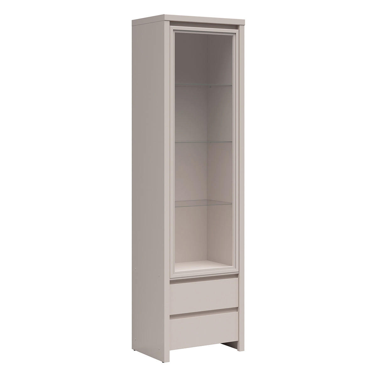 VITRINE Soren Kaschmir - Beige, Holzwerkstoff (56/200.5/40.5cm) - Petits-meubles