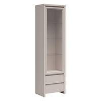VITRINE Soren Kaschmir - Beige, Holzwerkstoff (56/200.5/40.5cm) - Petits-meubles