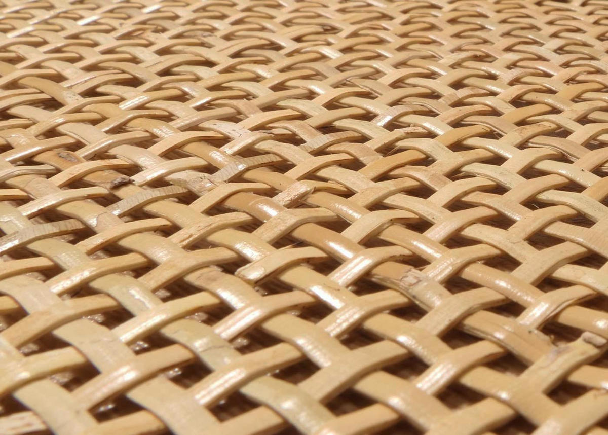 RATTAN-SCHUHKIPPER Weiß - Weiß, Holz (120/127/24cm) - MCW