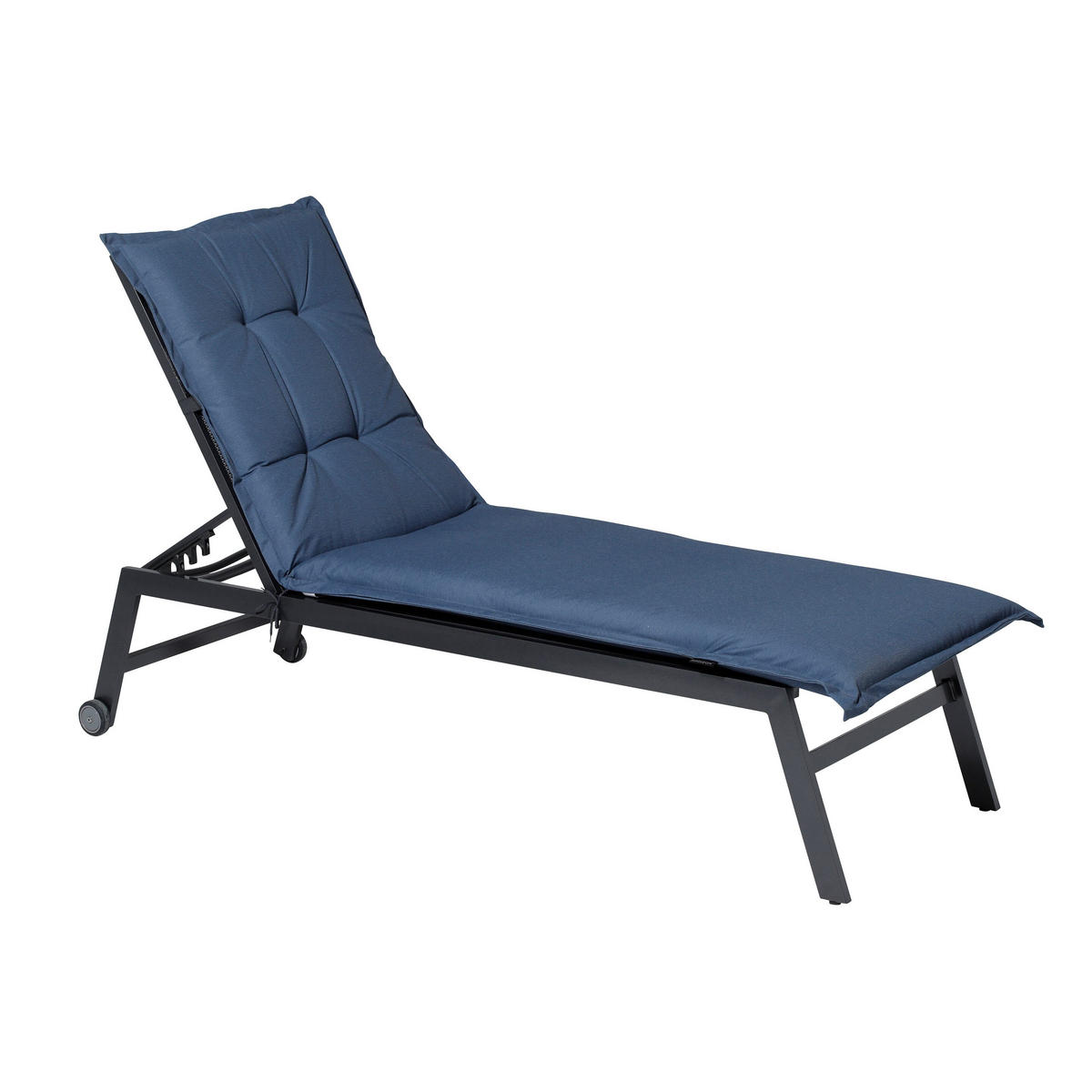 LIEGENAUFLAGE Panama 200/65 cm - Dunkelblau, Textil (60/7/200cm) - Madison