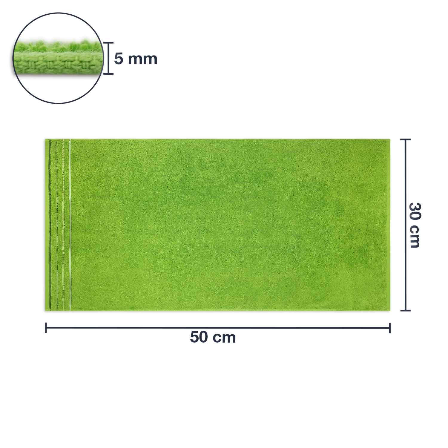 GÄSTETUCH JASMINA - Grün, Textil (30/50cm) - WohnDirect