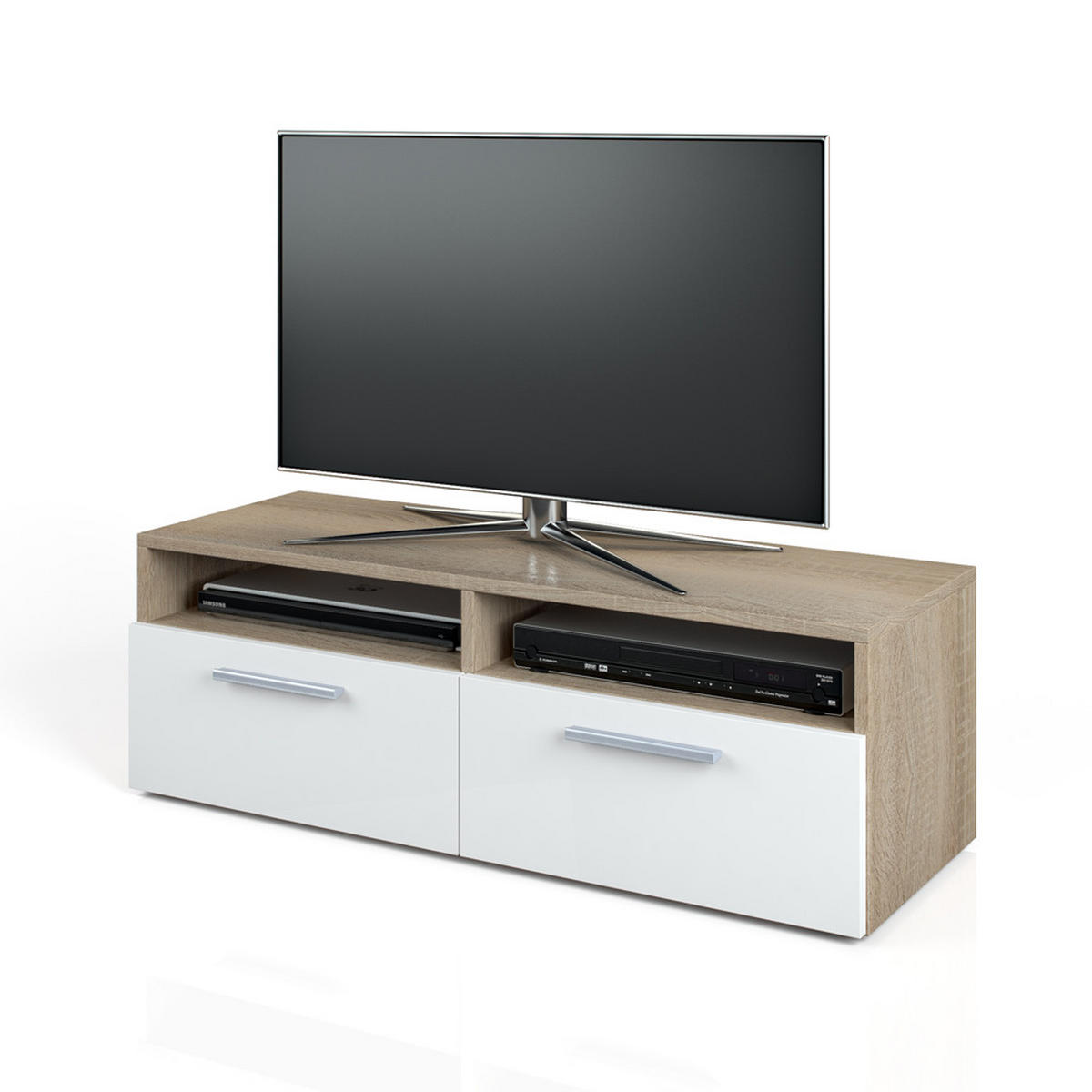 LOWBOARD Diego Sonoma 95 x 38 cm - Sonoma Eiche, Holzwerkstoff (95/38/33.2cm) - Vicco