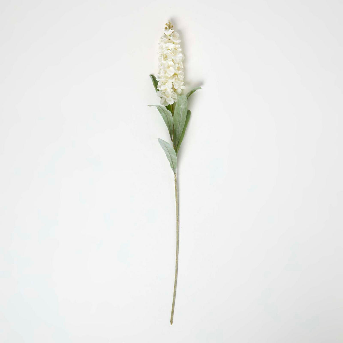 DEKOZWEIG Rittersporn creme, langstielig 80 cm - Creme, Kunststoff (82cm) - Homescapes