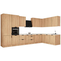WINKELKÜCHE 405cm x 205 cm - Sorento KS5-M405 - in Sonoma Eiche - Eichefarben/Beige, Holz (610/247/58cm)
