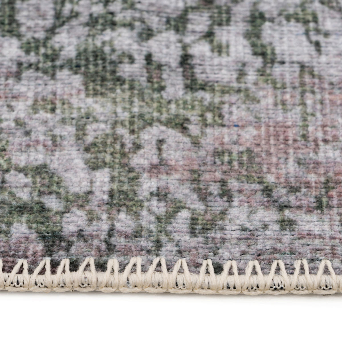 FLACHWEBETEPPICH Grünkohl - Grün, Textil (240/330cm) - Kukoon Rugs