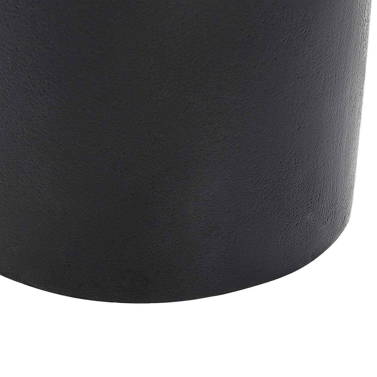 BEISTELLTISCH Aluminium gold/schwarz rund 36 cm Tekapo - Goldfarben/Schwarz, Metall (36/36/52cm) - Beliani
